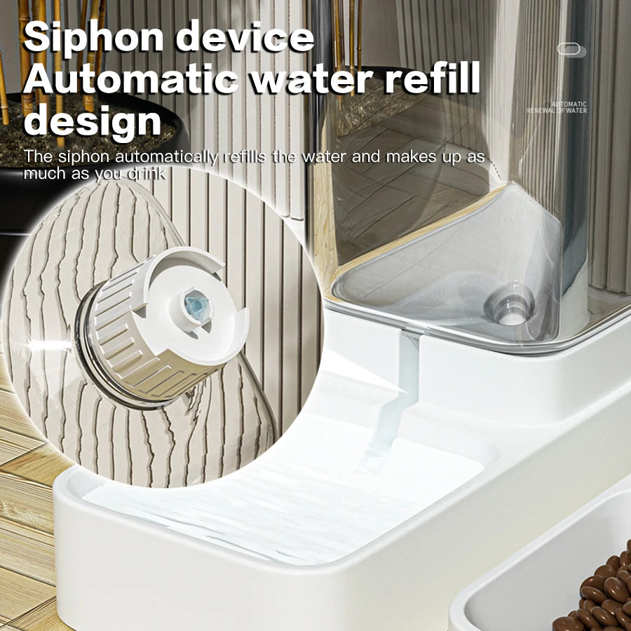 Automatic Cat and Dog Feeder & Water Dispenser