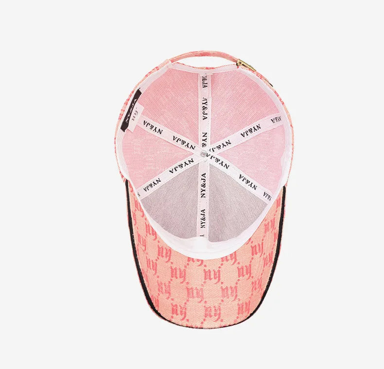 Monochrome Luxe Patterned Baseball Cap