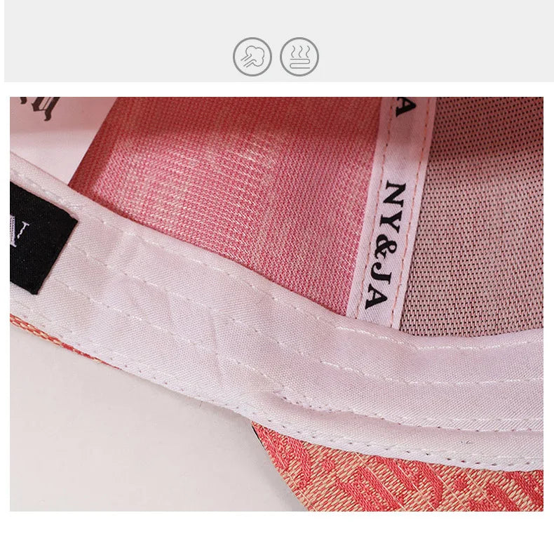 Monochrome Luxe Patterned Baseball Cap