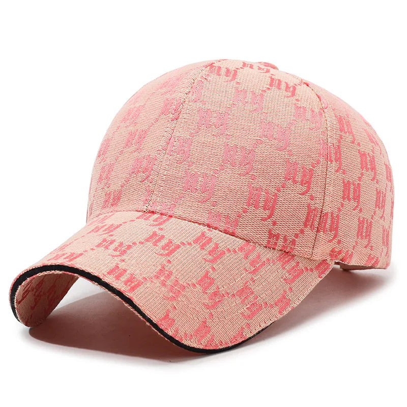 Monochrome Luxe Patterned Baseball Cap