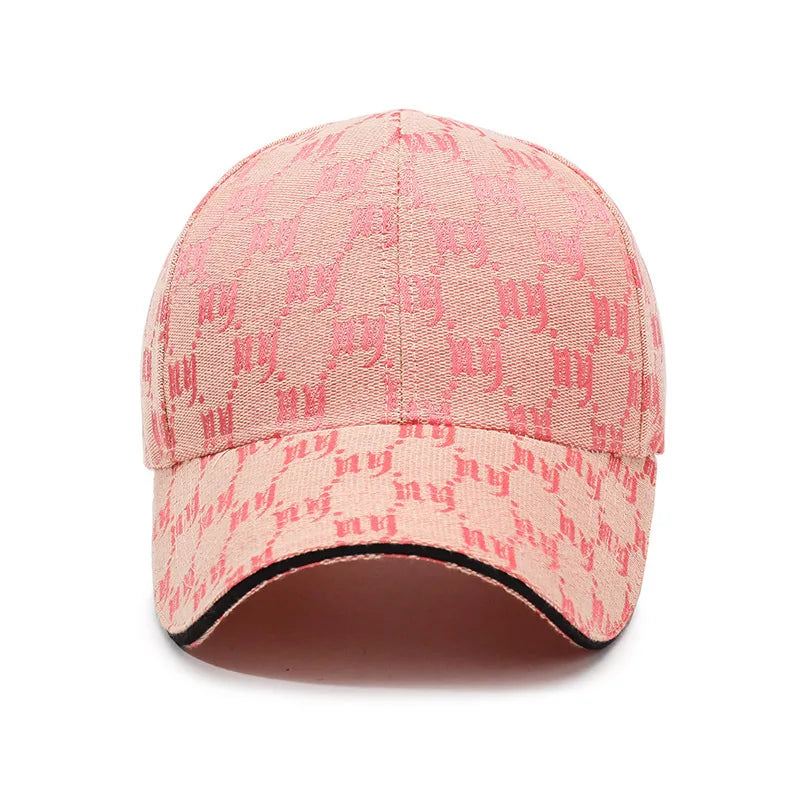 Monochrome Luxe Patterned Baseball Cap