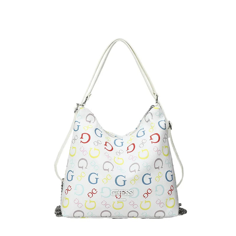 2025 Guessing Collection of Letter Print Backpack & Crossbody Bag
