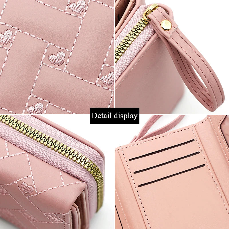 Mini Tri-Fold Embroidered Wallet – 2025 Edition