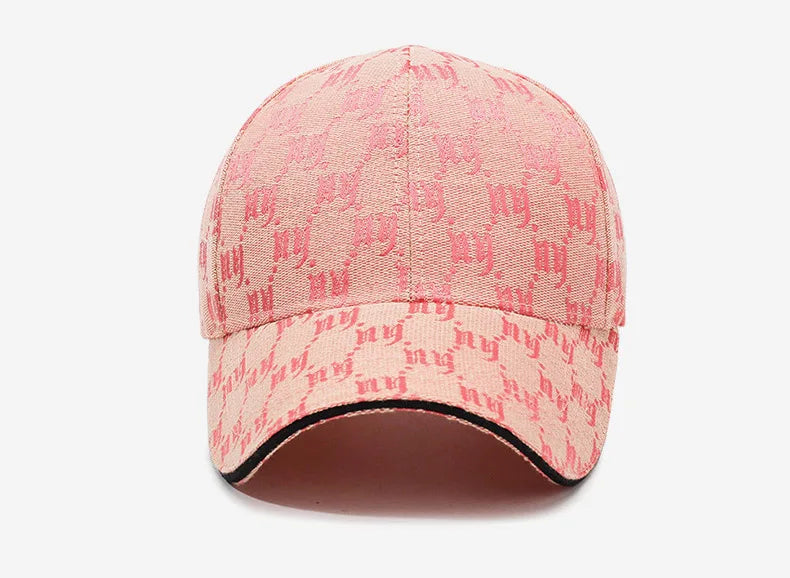 Monochrome Luxe Patterned Baseball Cap