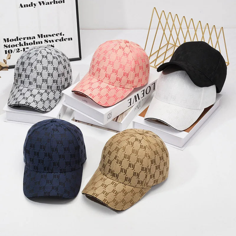 Monochrome Luxe Patterned Baseball Cap