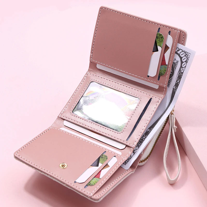 Mini Tri-Fold Embroidered Wallet – 2025 Edition