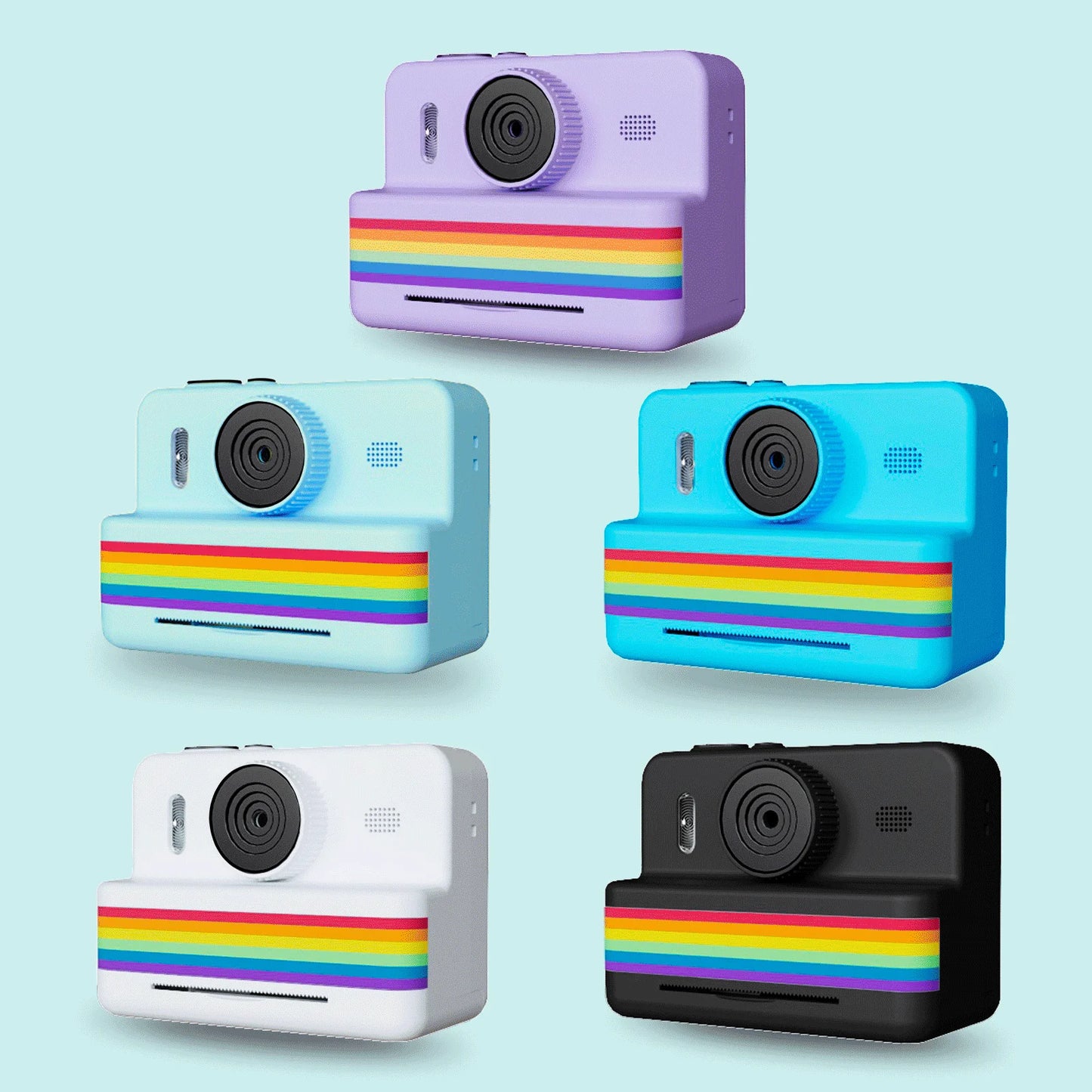 Instant Print Camera – Snap, Print, Create. Free Paper Included!