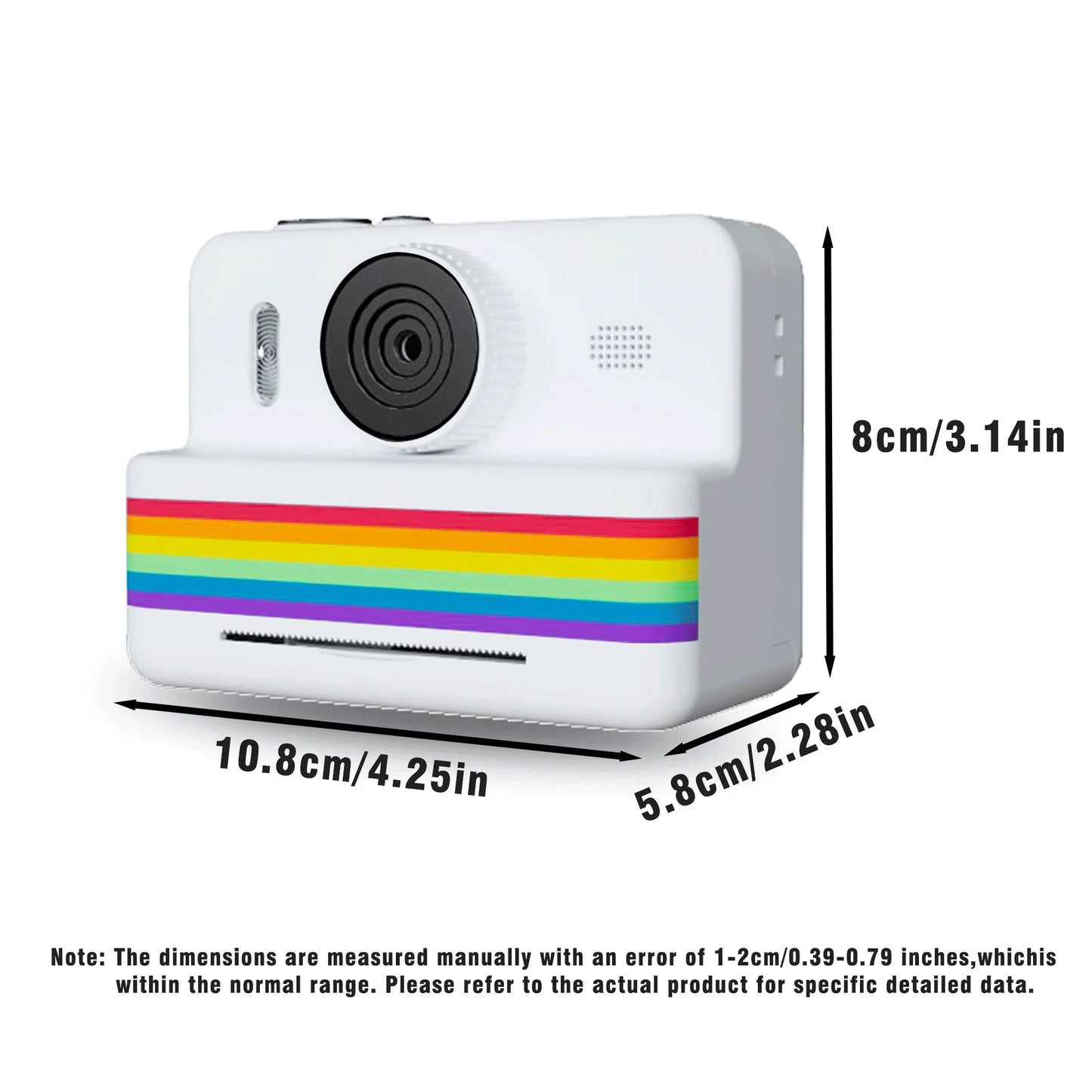 Instant Print Camera – Snap, Print, Create. Free Paper Included!