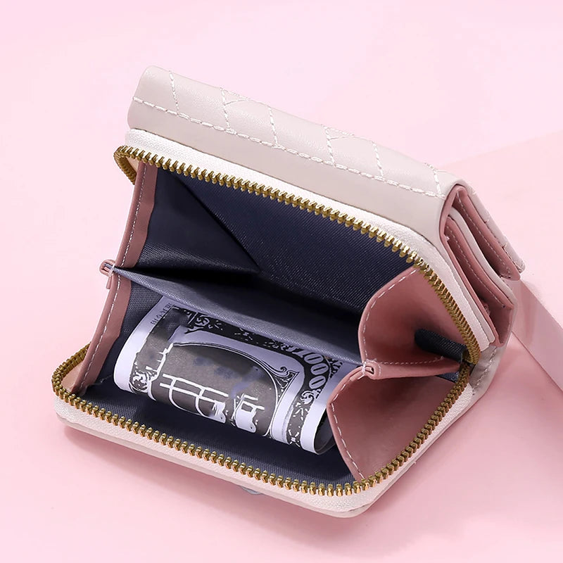 Mini Tri-Fold Embroidered Wallet – 2025 Edition