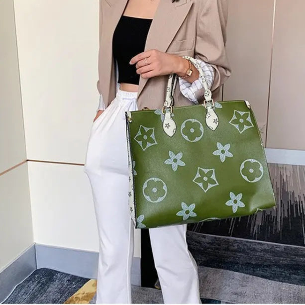 Loui's Monogram Work Tote Bag
