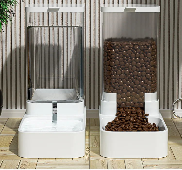 Automatic Cat and Dog Feeder & Water Dispenser