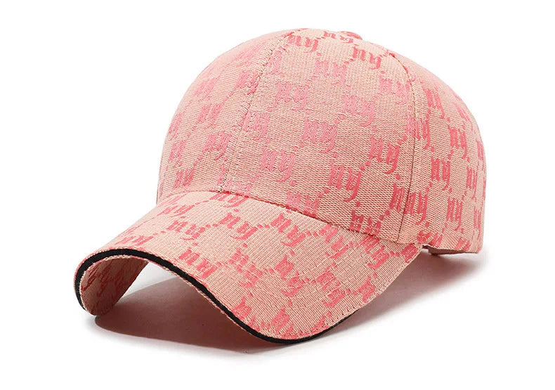 Monochrome Luxe Patterned Baseball Cap