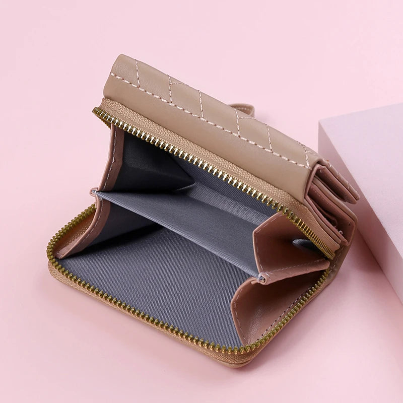 Mini Tri-Fold Embroidered Wallet – 2025 Edition
