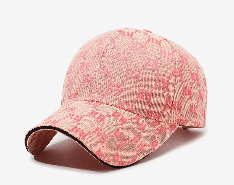 Monochrome Luxe Patterned Baseball Cap