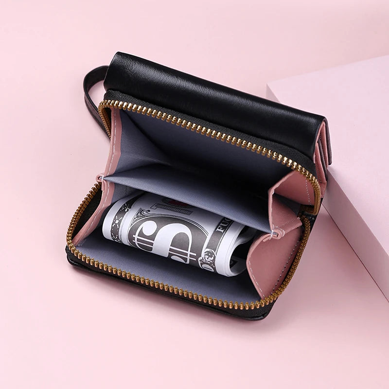 Mini Tri-Fold Embroidered Wallet – 2025 Edition