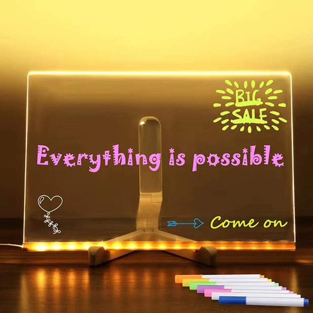 GlowBoard - Doodle, Copy & Shine, Night Light!