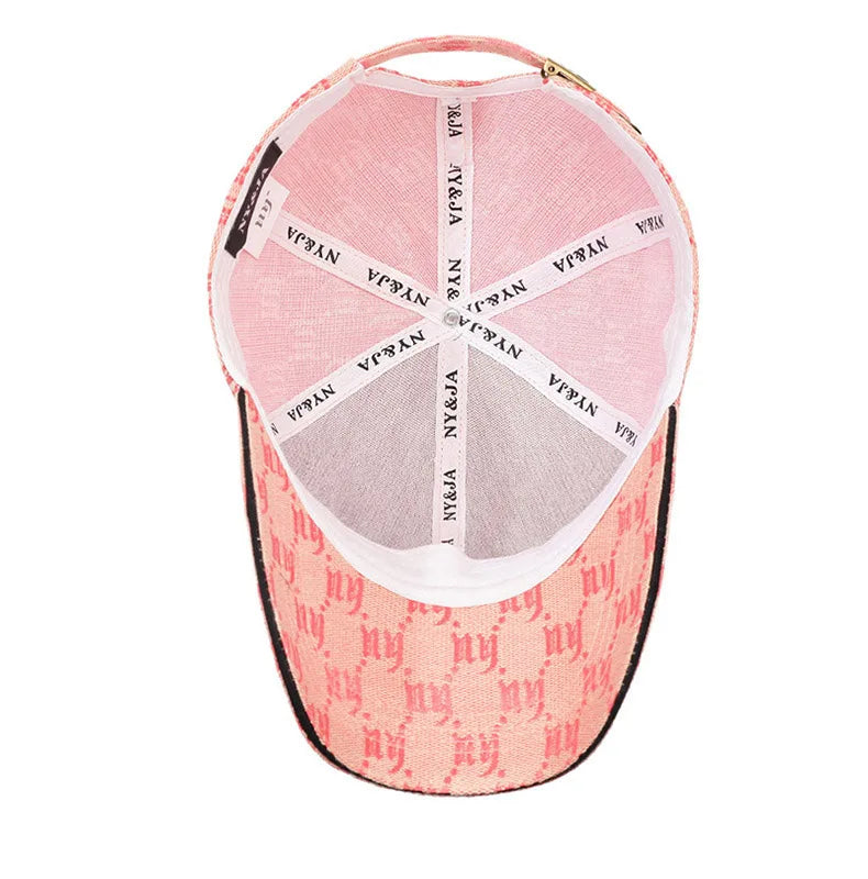 Monochrome Luxe Patterned Baseball Cap