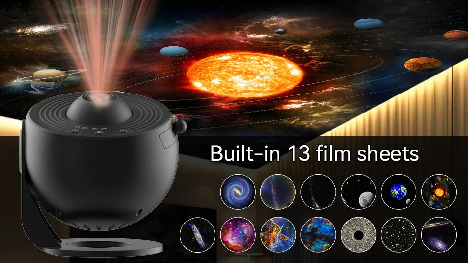 Starry Galaxy Night Light Projector