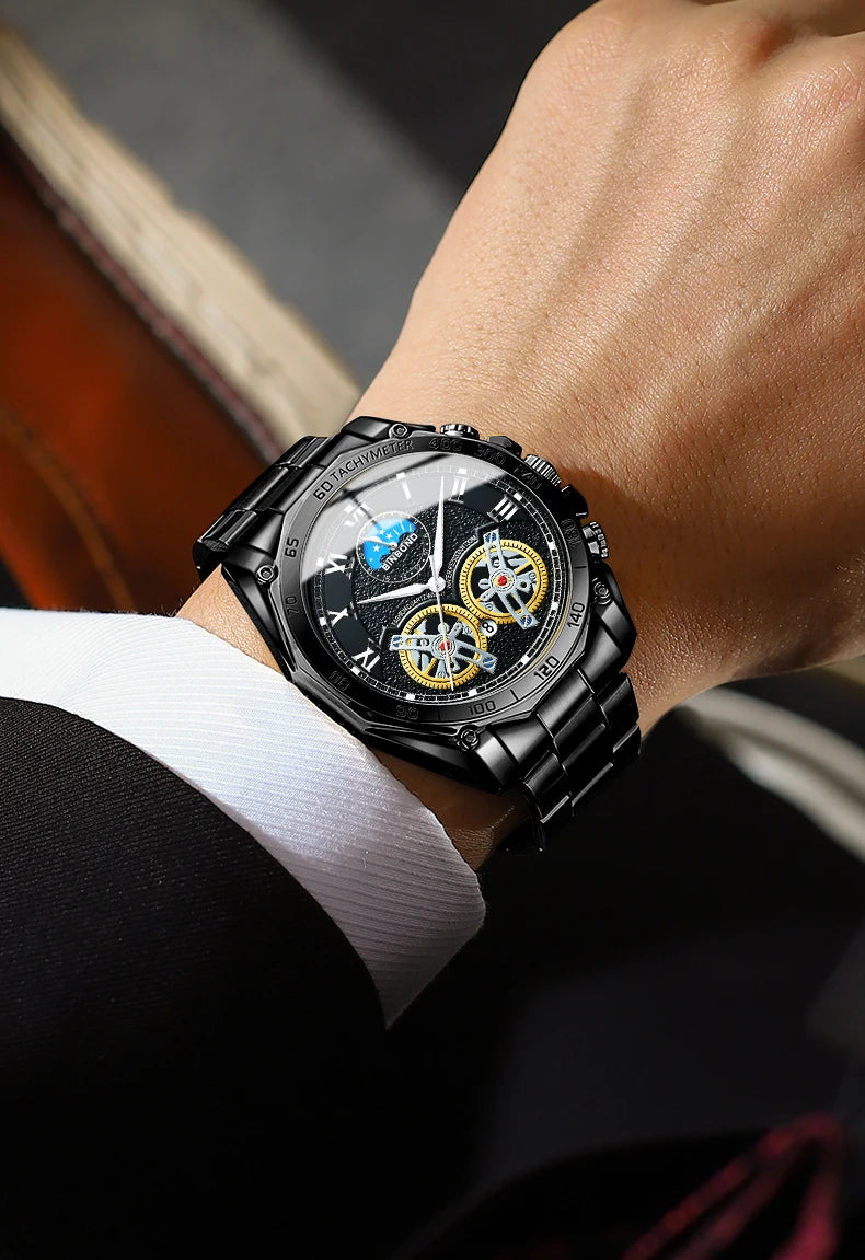 BINBOND Men’s Luxury Quartz Watch