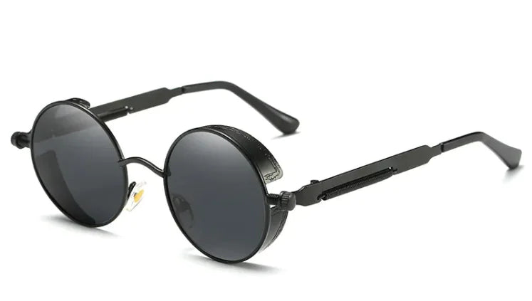 Retro Steampunk Round Sunglasses