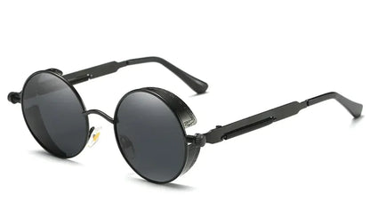 Retro Steampunk Round Sunglasses