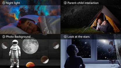 Starry Galaxy Night Light Projector