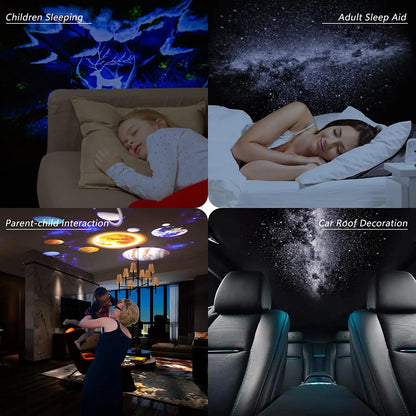 Starry Galaxy Night Light Projector
