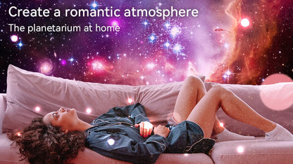 Starry Galaxy Night Light Projector
