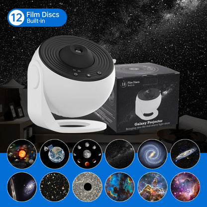 Starry Galaxy Night Light Projector