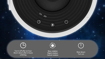 Starry Galaxy Night Light Projector