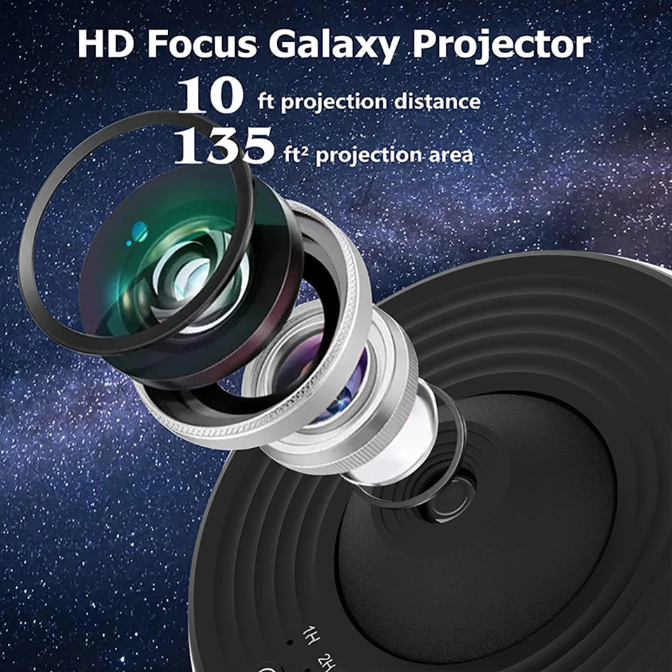 Starry Galaxy Night Light Projector