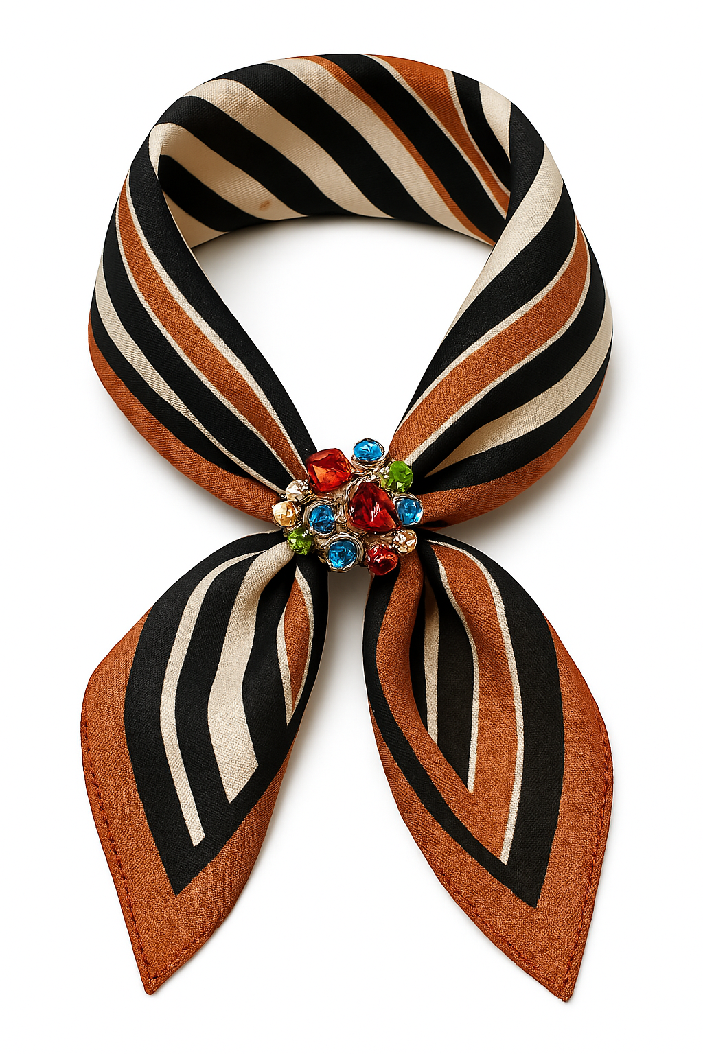 Jewel-Tone Scarf Buckle