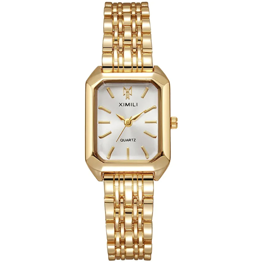 The Vivre Square Timepiece – Women’s Steel Strap Watch