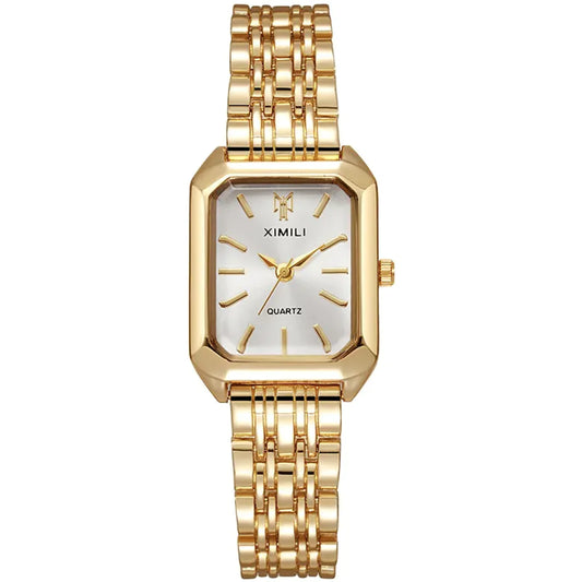 The Vivre Square Timepiece – Women’s Steel Strap Watch