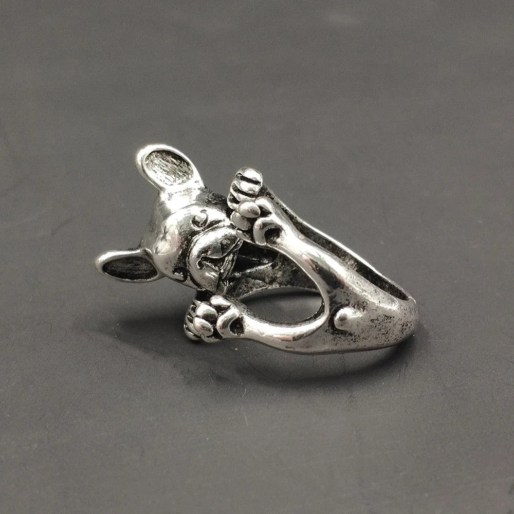 Dog Lovers Adjustable Ring