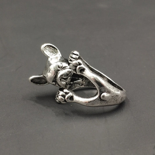 Dog Lovers Adjustable Ring