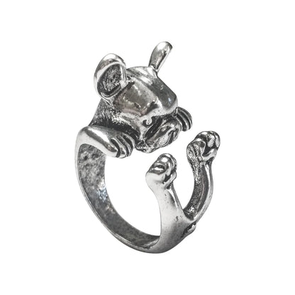 Dog Lovers Adjustable Ring