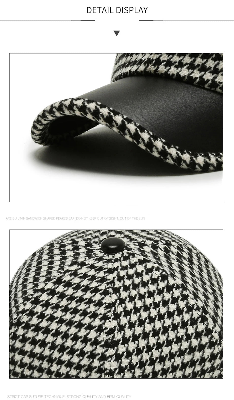 The Windsor Check Cap