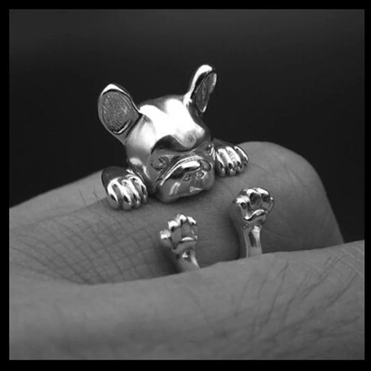 Dog Lovers Adjustable Ring