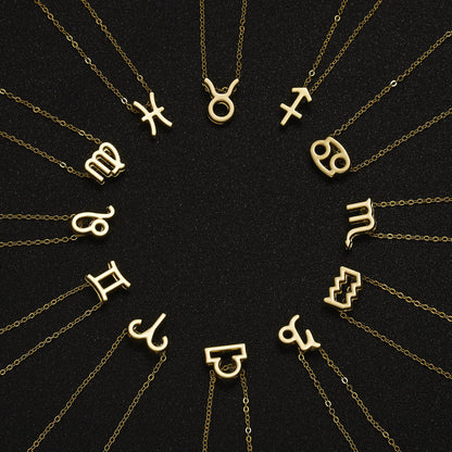 Zodiac 3-tier Gold Necklace