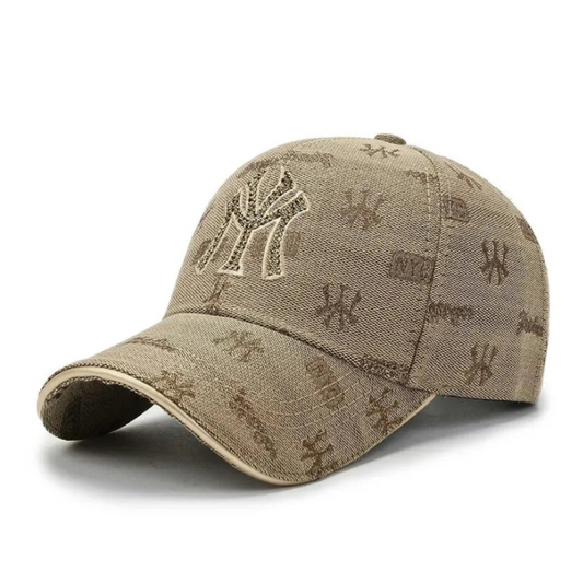 Street Style Essential Embroidered Letter Cotton Baseball Cap