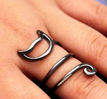 Show Your Love for Cats with the Adjustable Cat Ring