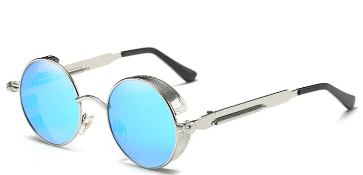 Retro Steampunk Round Sunglasses