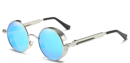 Retro Steampunk Round Sunglasses