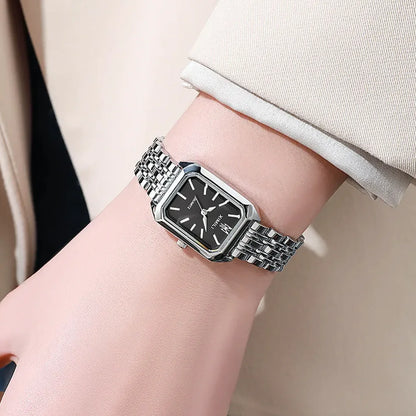 The Vivre Square Timepiece – Women’s Steel Strap Watch