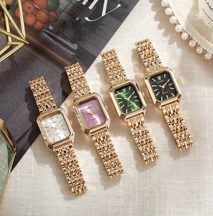 The Vivre Square Timepiece – Women’s Steel Strap Watch