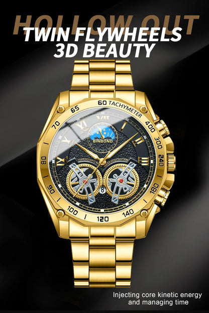 BINBOND Men’s Luxury Quartz Watch