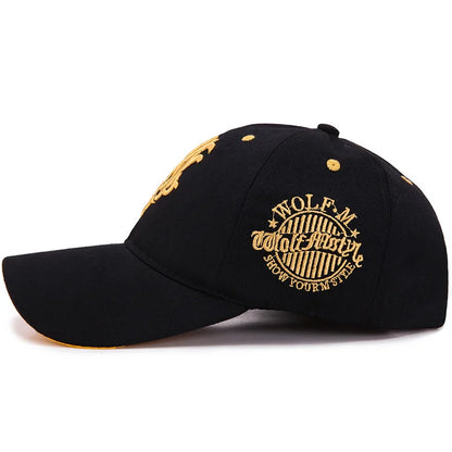 Embroidered Totem Cotton Baseball Cap