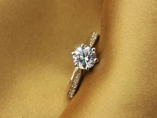 Sterling Six-Claw Solitaire Ring