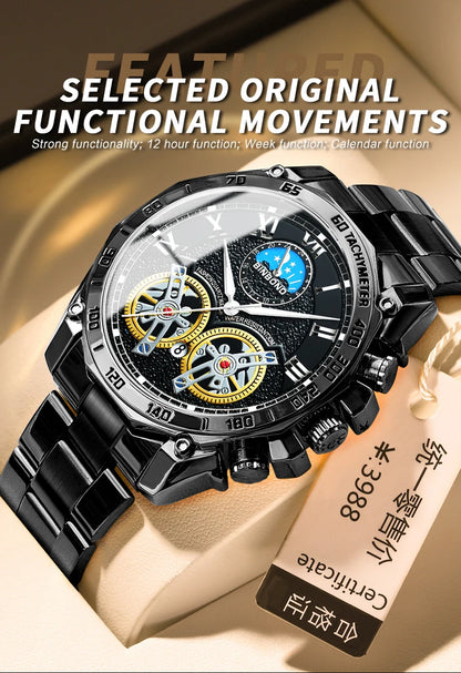 BINBOND Men’s Luxury Quartz Watch